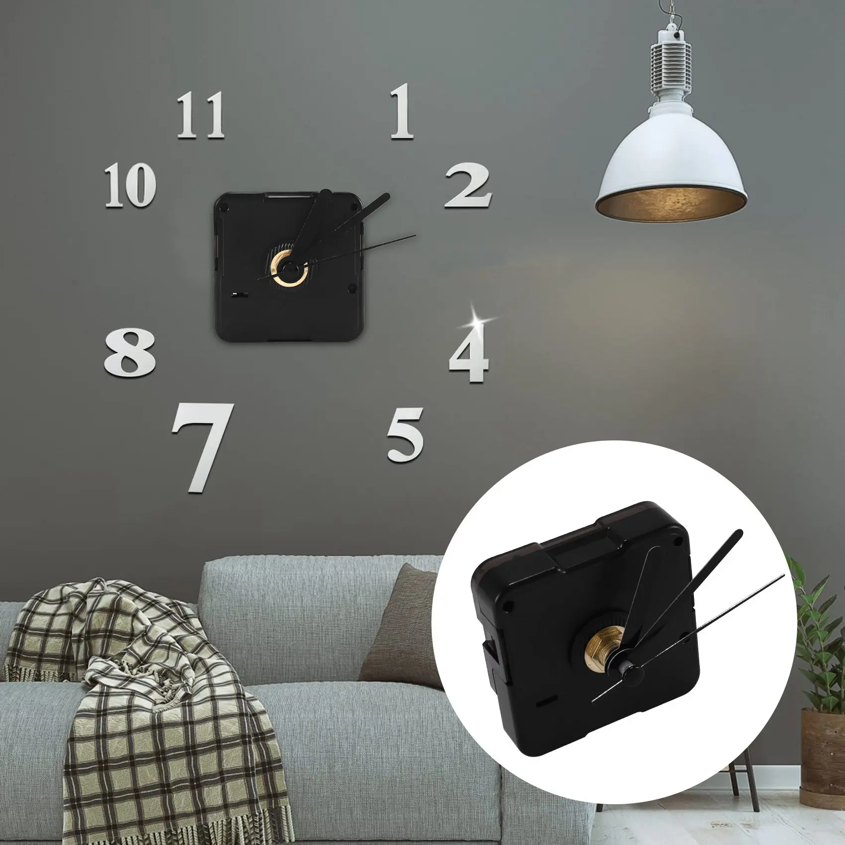 Часовой механизм с короткими стрелками максимальная толщина циферблата 4/ 25