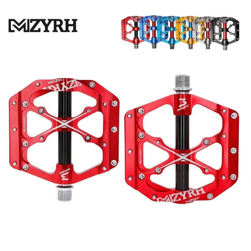 

Велосипедные педали MZYRH с 3 герметичными подшипниками, ультралегкие алюминиевые дорожные педали для Bmx Mtb, Нескользящие водонепроницаемые в...