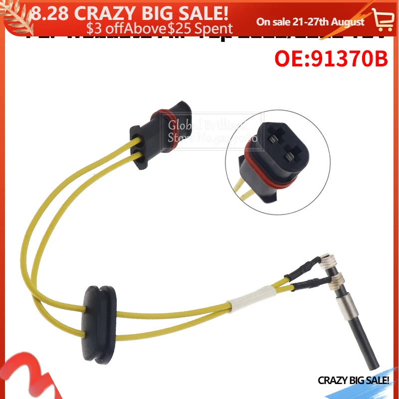 

42-55W Car Truck Diesel Heater Flame Detector Ceramic Glow Pin Plug 91370B For Webasto Air Top 3500,5000 12V Air Heaters