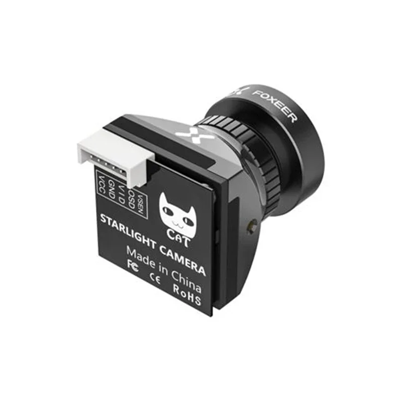 Камера Foxeer Cat 3 Mini 2 1 мм 1200TVL Starlight 0.00001Lux FPV с низкой задержкой камера низким уровнем