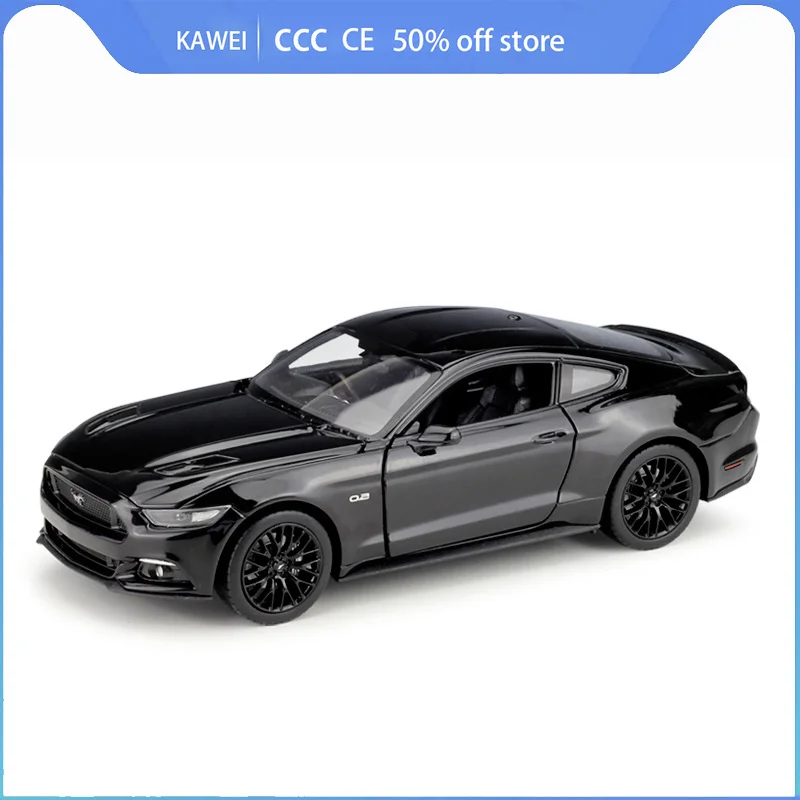 

Литая машина масштаб 1:24 2015 Ford Mustang GT классическая модель автомобиля металлический спортивный автомобиль игрушечный автомобиль из сплава для детей подарки коллекция баул