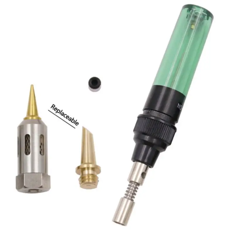 

4 In 1 Portable Soldering Iron Kit Welding Pen Burner Blow Torch Gas Soldering Iron Cordless Butane Tip Tool