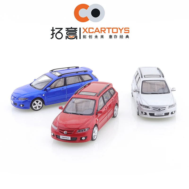 

Модель автомобиля XCarToys 1/64 Mazda ATENZA Wagon Gen.1 из голубого сплава, коллекционная Игрушечная модель, подарок, модель для мальчика
