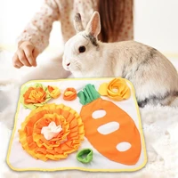multi use puzzle toys stress relief fleece pads pet dog snuffle mat for hamster guinea pig dog feeding toy pet foraging toy
