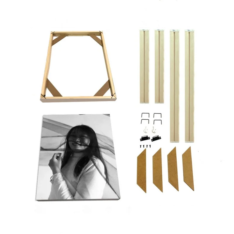 

Wooden Pictures Frame for Wall Canvas Display Frame Diamond Painting Large Size DIY Picture Poster Wall Frame Home Decorations
