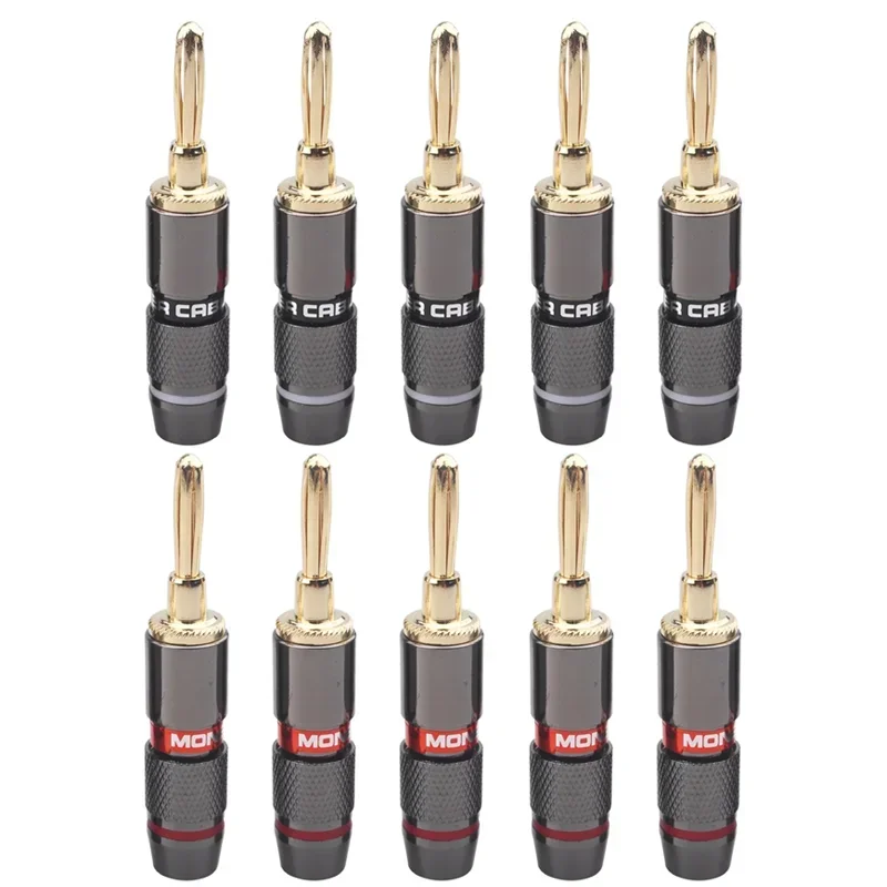 

Monster золотые банановые клеммы из меди