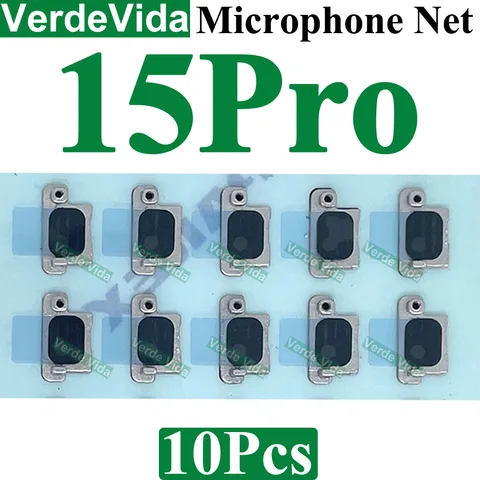 10 шт. сетка для задней микрофона для iPhone 11 12 13 16 Pro Max 14 15 Plus Xs XR, сетка от пыли, возвратшая большая задняя камера, поврежденная задняя крышка