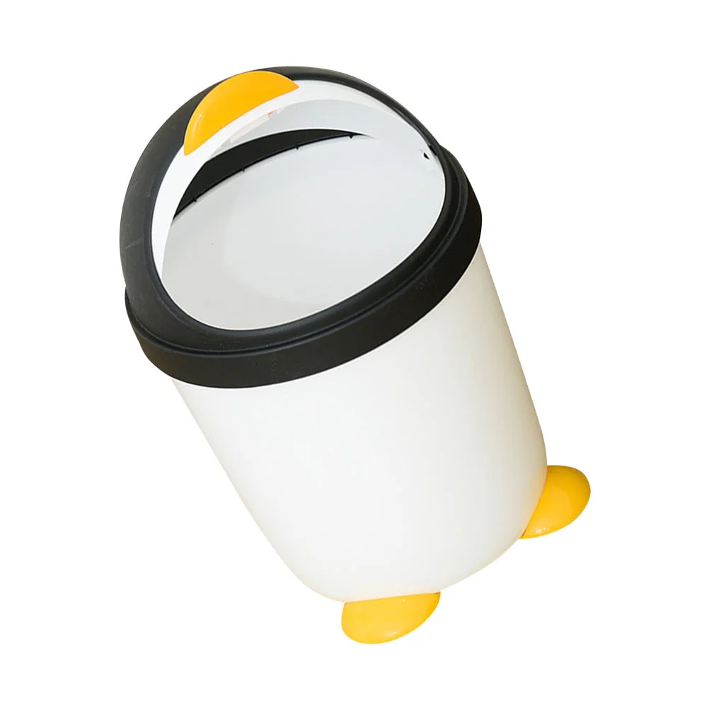 

Trash Can Garbage Bin Mini Bucketwaste Kitchen Container Desktop Basketlid Wastebasket Desk Animaltiny Cute Holder Tabletop