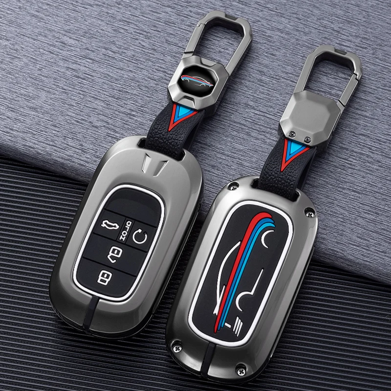 

Zinc Alloy Car Remote Key Case Cover Shell Fob For Honda Vezel City Civic BR-V HR-VCRV Pilot Accord Jazz Jade Crider Odyssey