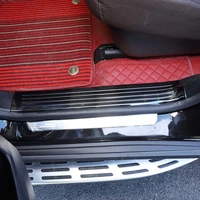 for mercedes benz gls class 2020 2022 inside door sill panel scuff plate kick step trim stainless steel car interior accessories