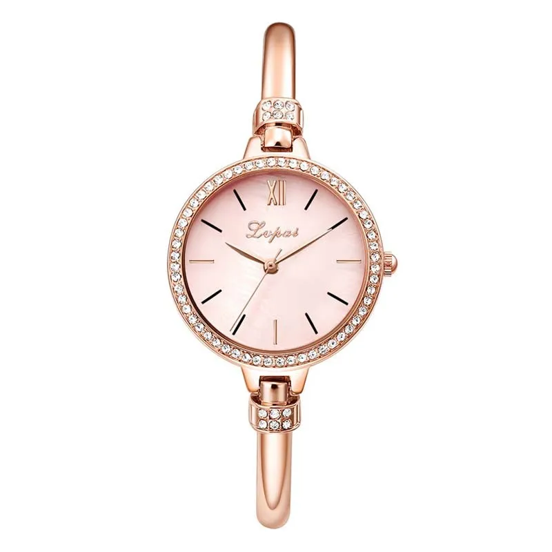 New Korean Edition Trendy Diamond Embedding Fashion Business Four Piece Set Women's Versatile Quartz Watch