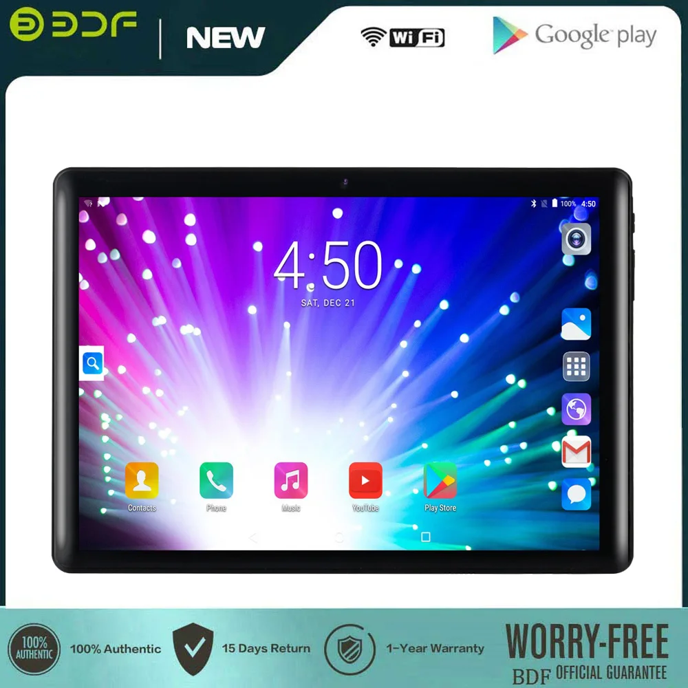 Планшет Google Android восемь ядер экран 10 1 дюйма 4 Гб + 64 ГБ