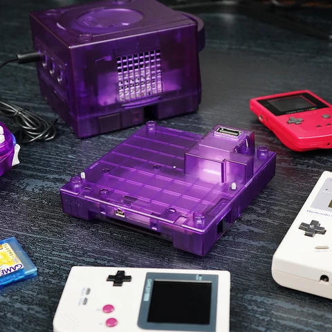 Сменный чехол Bitfunx для Gameboy Player Gamecube Shell GBA, игровой чехол для Nintendo Gamecube, детали консоли