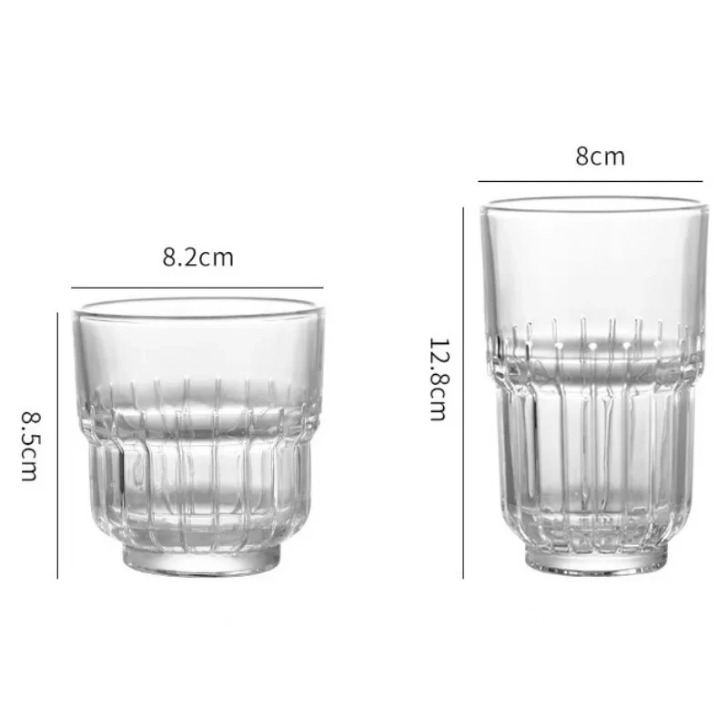 Термостойкие Стеклянные Кофейные Чашки 250 Мл/350 Мл Многослойная Зеркальная