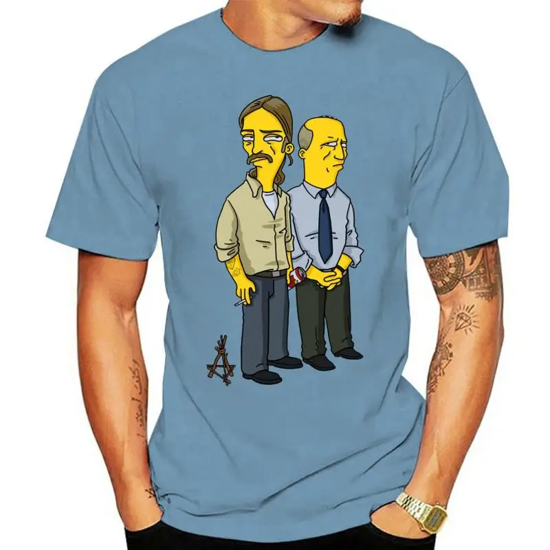 

Camiseta de True Detective Rust And Marty para hombre, camisa blanca, hecha a medida, nueva de 2019