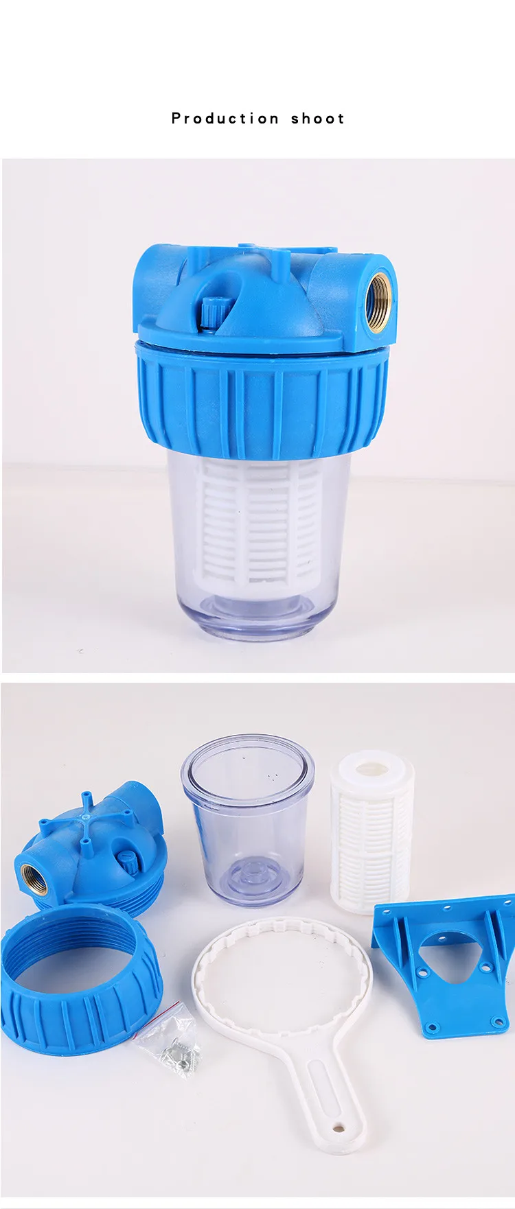 5-дюймовый итальянский микропористый фильтр прозрачный для бутылок очиститель