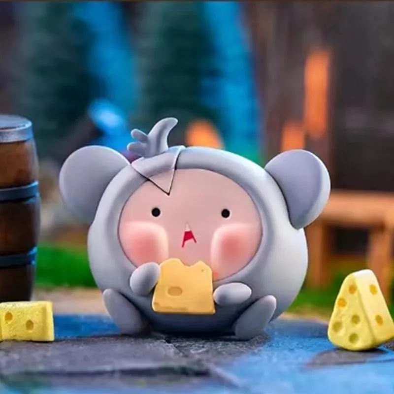 

55 игрушек Tuantuan Battle On The Farm, Семейная Игрушка, фигурки из аниме «Слепые», кукла, милая девушка, подарок на день рождения, прекрасная история