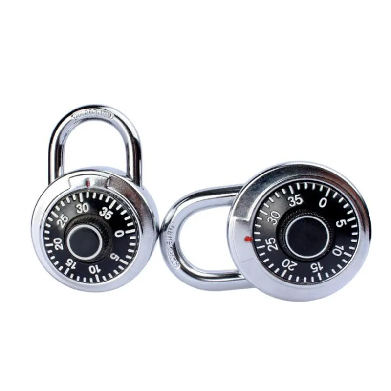 

Metal Rotary Padlock Digit Combination Code Lock Safe Dial Number Luggage Suitcase Bicycle Suitcase Drawer Security Locker