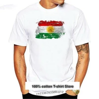 camiseta con estampado de la bandera kurda para hombre ropa de cuello redondo color s%c3%b3lido creativa nueva