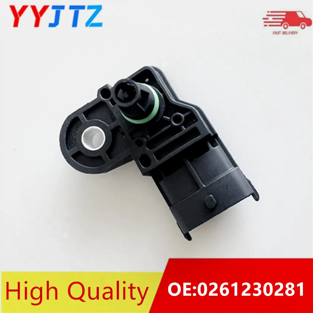 

Датчик давления воздуха OEM 0261230281 MAP Turbo Boost для Ford Fiesta Focus Edge II Escape III Mustang VI B-MAX C-MAX II