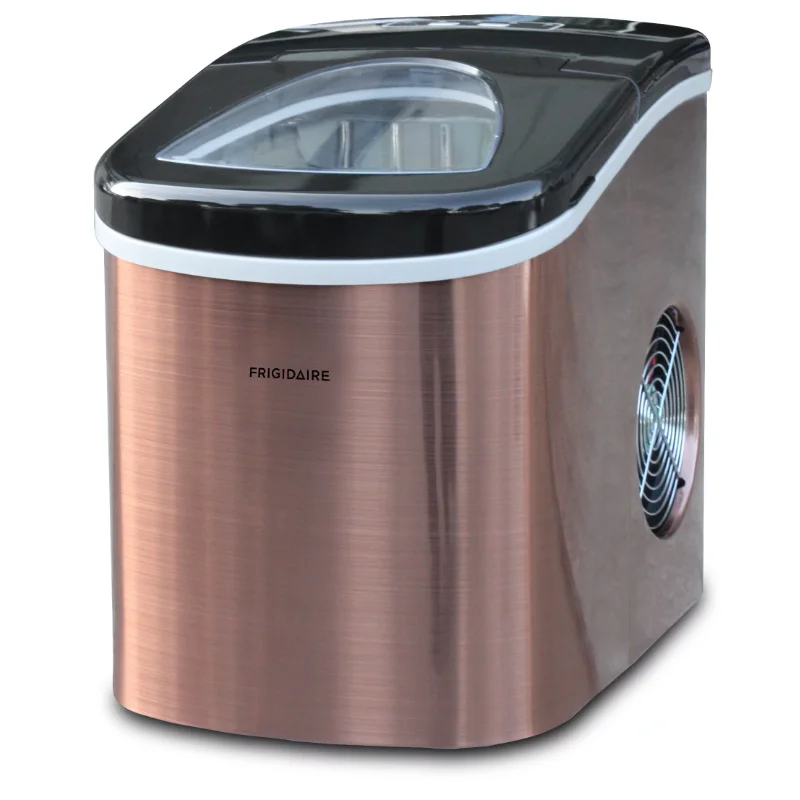 

Frigidaire 26 lb. Countertop Icemaker EFIC117-SS-COPPER-COM, Copper Stainless Steel