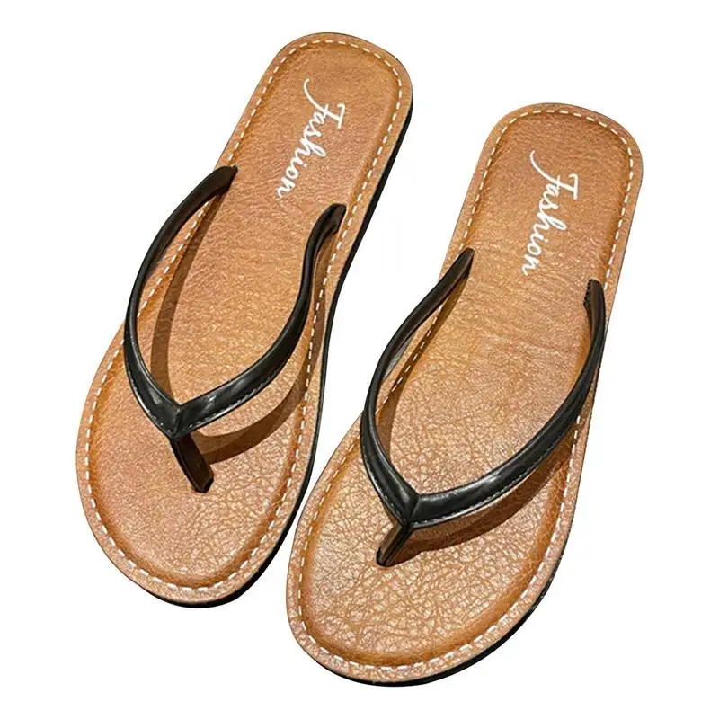 

Женские шлепанцы, сандалии из искусственного ПВХ на плоской подошве, легкие Нескользящие сандалии для душа, уличные летние пляжные сандалии