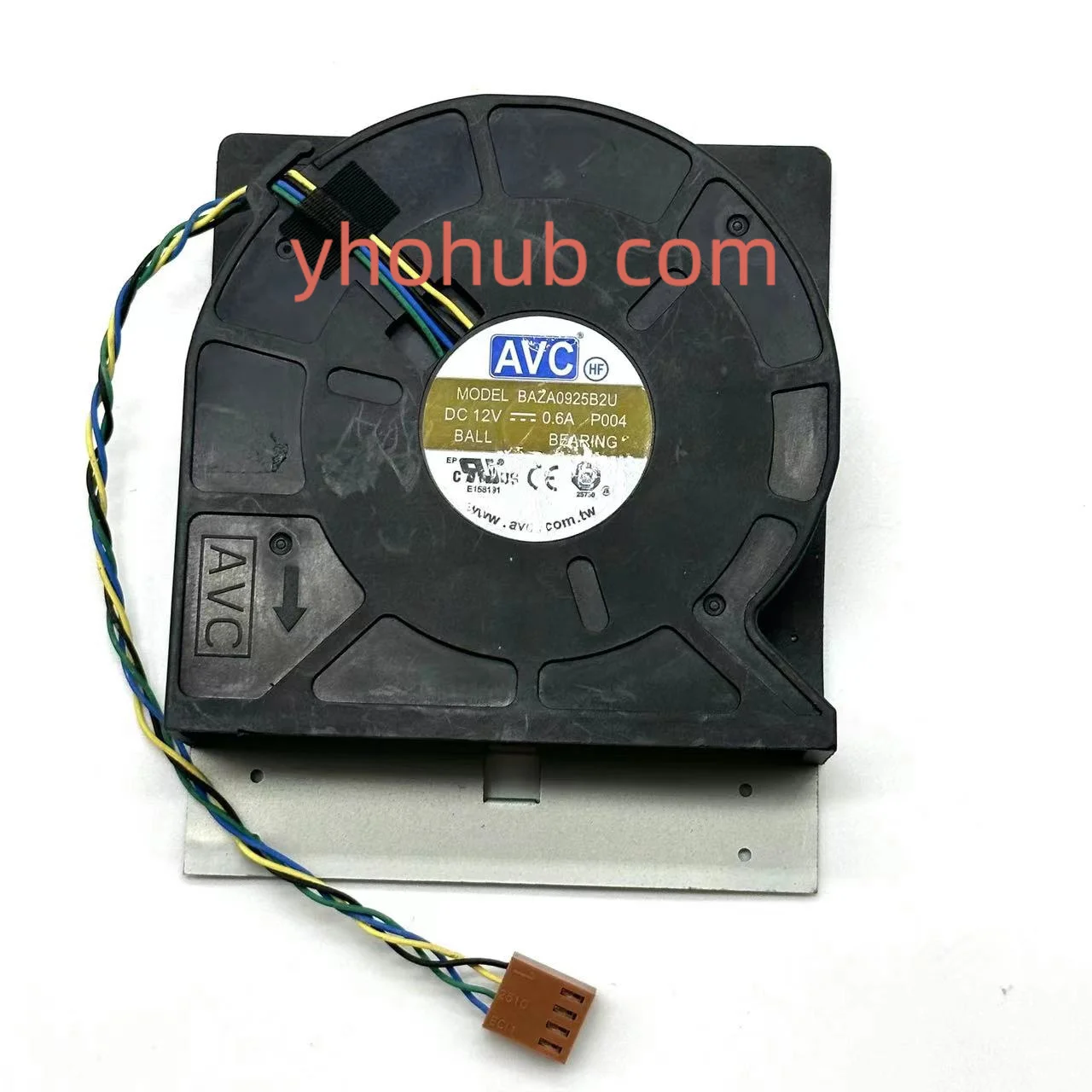 4-проводной вентилятор охлаждения сервера AVC BAZA0925B2U P004 DC 12 В 0.6A