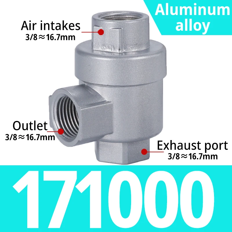 

Цилиндрический быстровыпускной клапан XQ170610 XQ170600 XQ171000 XQ171500, серия XQ, 1/8 дюйма, 1/4 дюйма, 3/8 дюйма, 1/2 дюйма