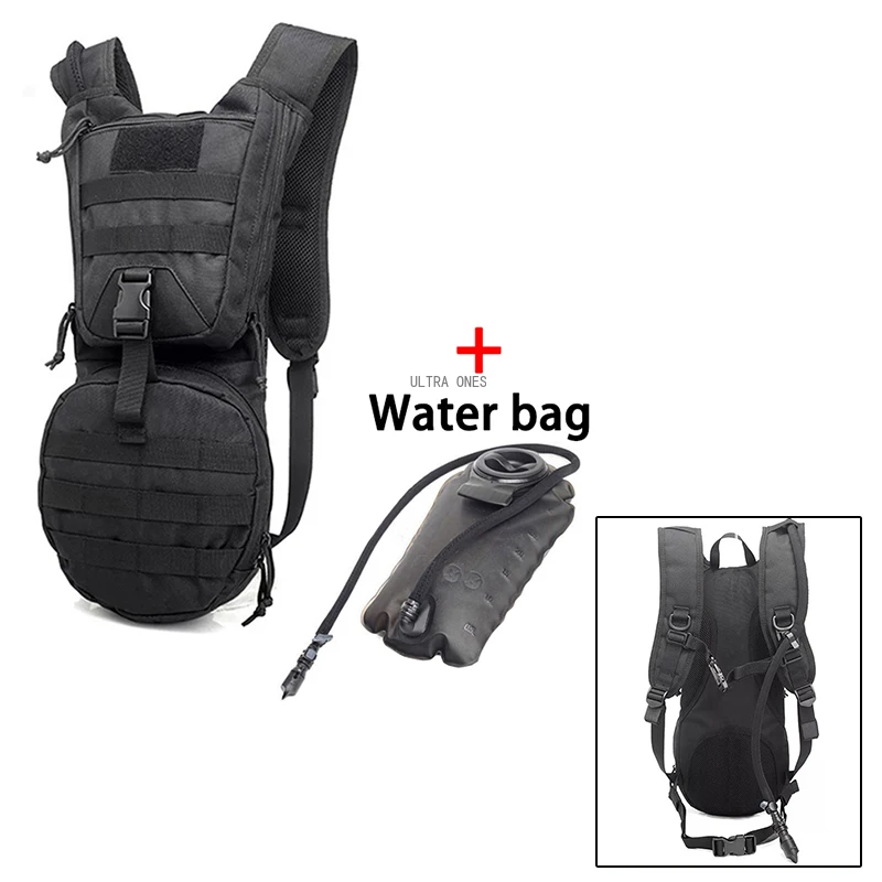 

Тактический рюкзак с бутылкой для воды, походные, треккинговые, военные, охотничьи, рыболовные сумки, рюкзаки для кемпинга, альпинизма, бега,...