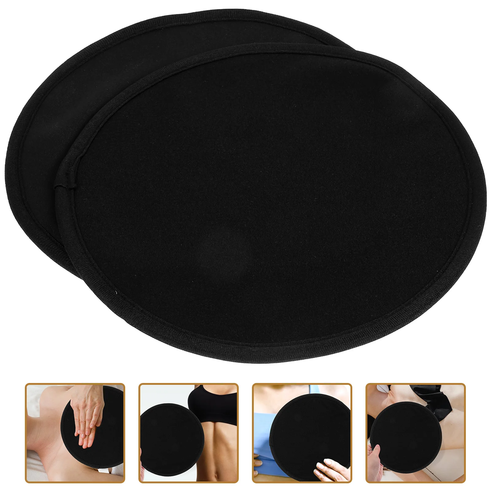 

2 Pcs Essential Oil Wrap Breast Care Pad Soft Nursing Bread Useful Relax Assist Castor