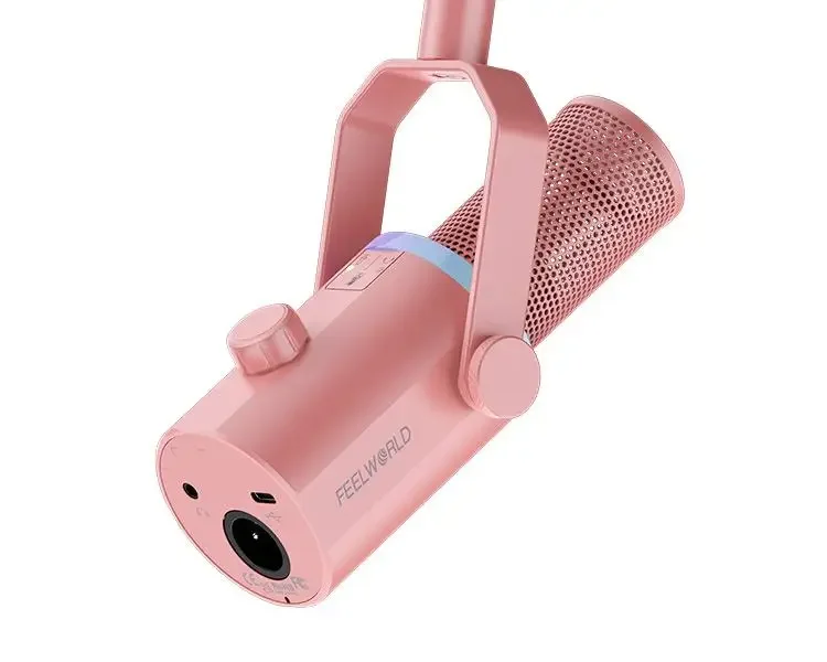 FEELWORLD PM1-P Динамический микрофон XLR/USB для записи подкастинга Игровые микрофоны