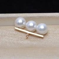 DIY Real AU750 18K Yellow Gold Pendant Mountings Findings Mount Jewelry Settings Accessories Base Parts for Pearls Beads Stones