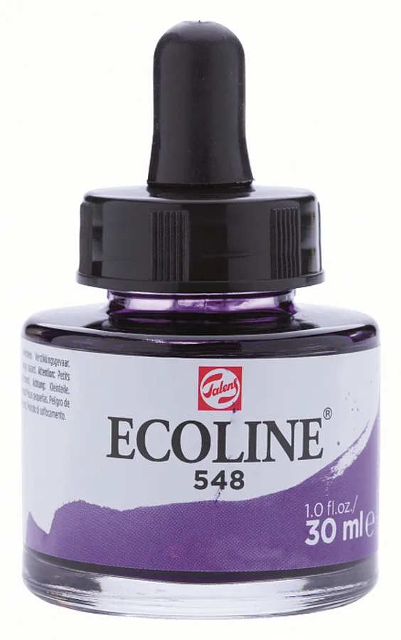 Watercolor liquid Ecoline bank 30 ml №548 blue-purple | Water Color