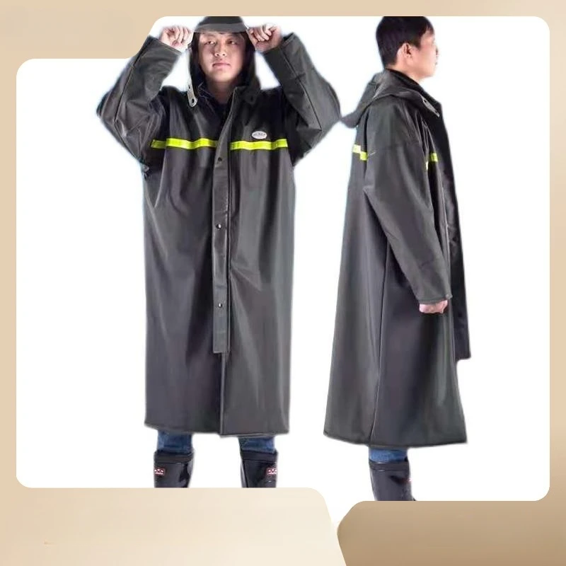 

Quality Material Raincoat Long Adult Universal Cycling Luxury Waterproof Raincoat Outdoor Pocket Fashion Impermeable Rain Gear