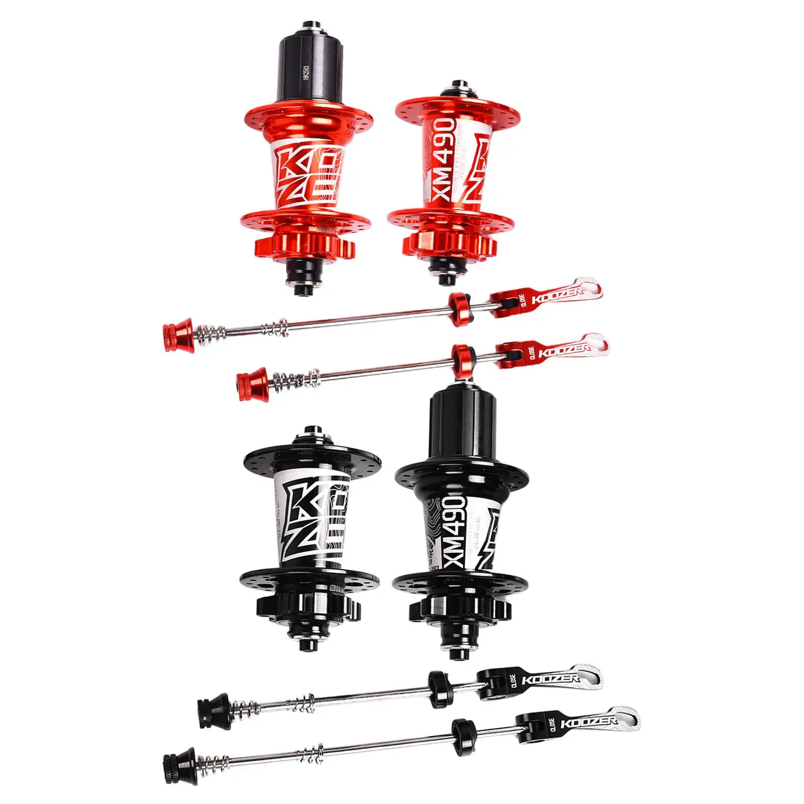

32H Bike Hubs Set Front &d Rear Skewers Clip Mountain Disc Brake Accessories Cycling Tools Lever Axle Set for