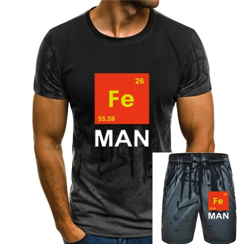 

Periodic Table Primary the elements of Fe man graphic funny aesthetic t shirt men Science streetwear Chemistry tops men clothing