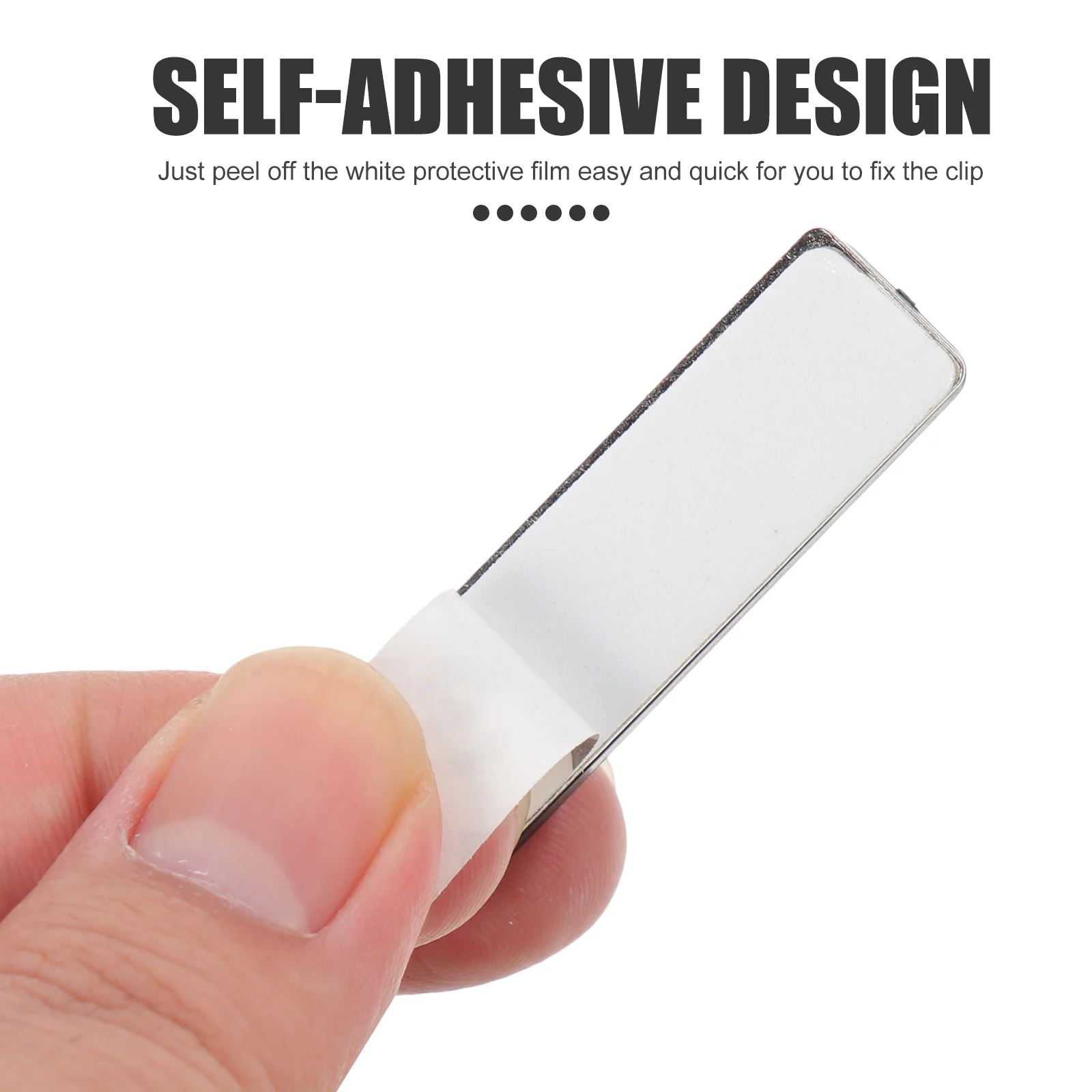 10 Pcs Rectangle Badge Magnet Holders Plastic Boutonniere Name Tag Magnetic Backing