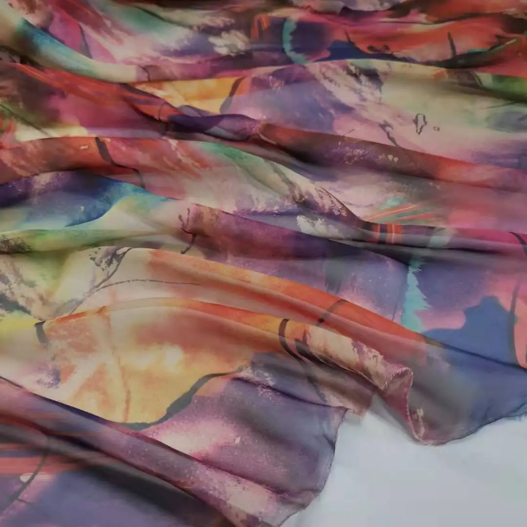 

ON Sale Dancing Fabric Flowing 30D Chiffon Thin Costume Material DIY Stage Cosplay