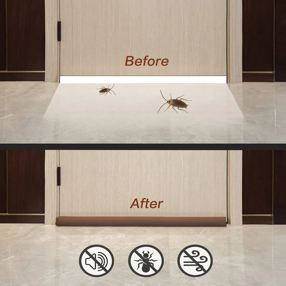 

Waterproof Seal Strip Under The Door 93*10cm Seal Strip Draught Excluder Stopper Dustproof Sound Insulation Strips