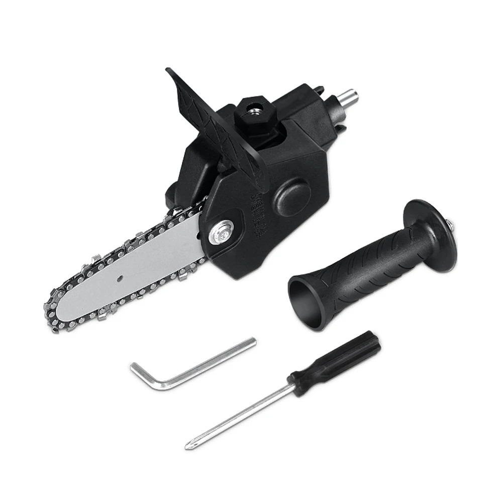 

4 Inch Electric Drill Modified To Electric Chainsaw Tool Attachment Electric Chainsaws Accessory Tool Woodworking Cutting Tool