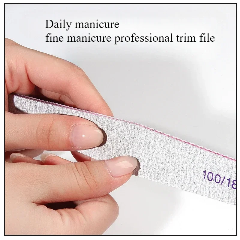 25 шт. двусторонние пилочки для маникюра толстая наждачная бумага зернистость