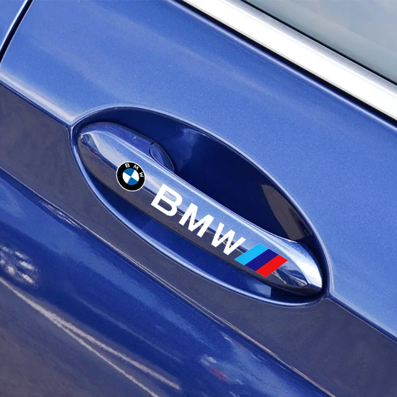 4 шт. наклейки на дверь автомобиля M Performance Logo для BMW E90 F20 F30 F31 F10 G20 F36 X3 X5 X6 M4 X1 X2 X7
