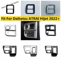 shift gear panel start stop engine push frame warning light button decor cover trim for daihatsu atrai hijet 2022 accessories