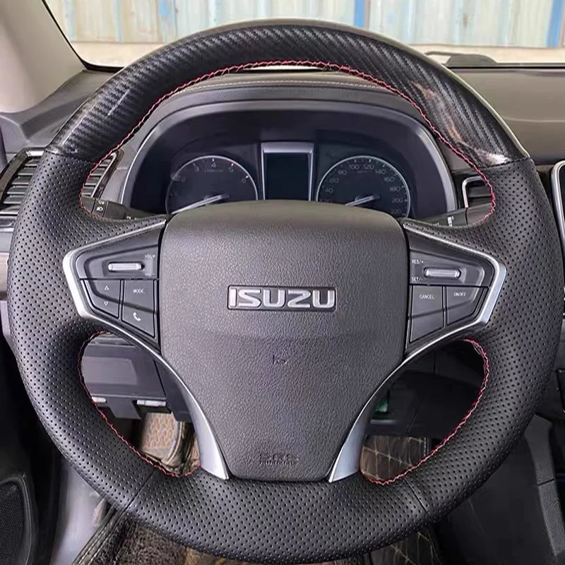 

Кожаный чехол для руля Isuzu MU-X Stitch