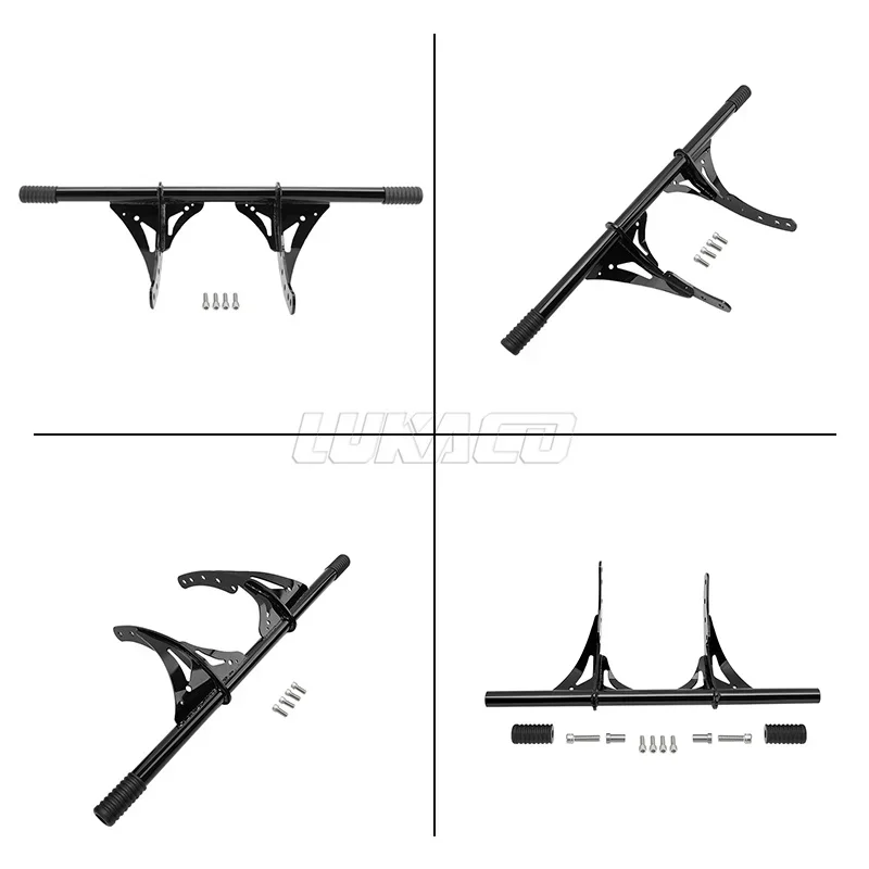 Мотоциклетная Черная передняя и задняя дорожная защита двигателя от удара