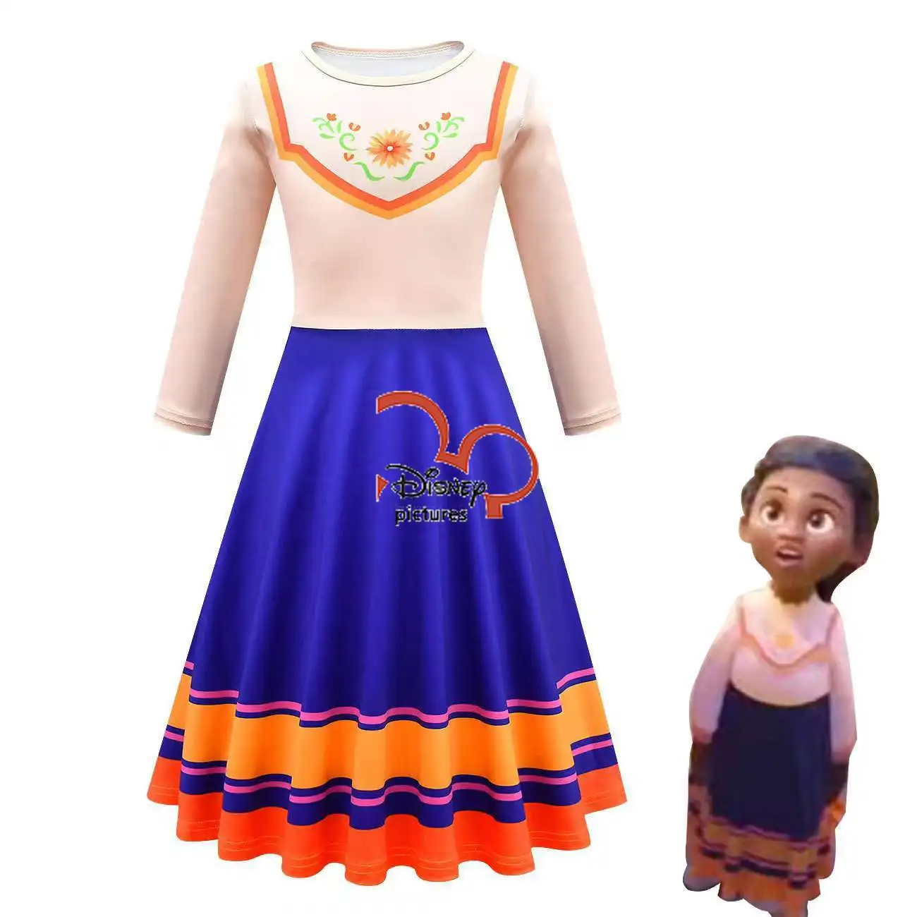 

Disney Festive Magic Encanto Princess Magic Full House Dress Sweet Princess Dress Kids