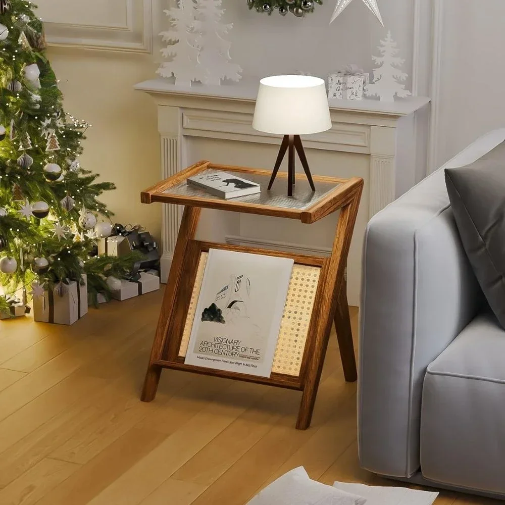 Маленький чайный шкаф стол для комнаты мобильный боковой журнальный столик