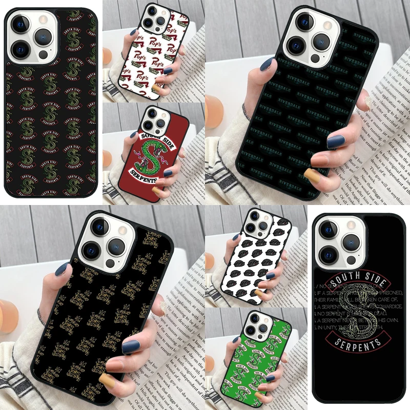 Чехол Riverdale South Side Serpents для телефона iPhone 16 12 mini 11 13 14 15 Pro Max SE 2020 Apple 7 8 Plus Coque
