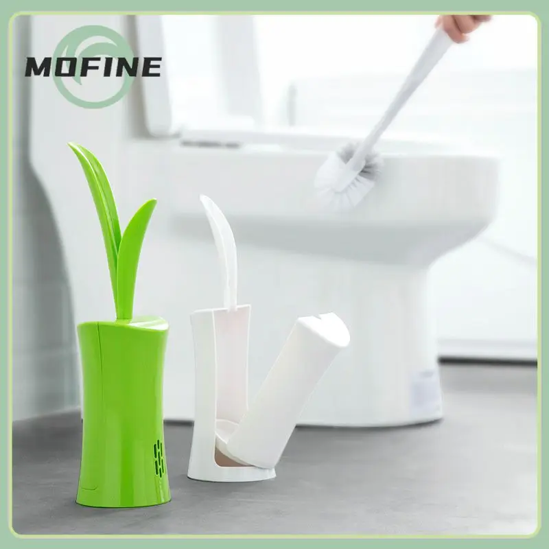 

2019 New Creative Toilet BrushToilet Brush Lovely Grass Shape Cleaning Set Lavatory Brush Plastic Toilet Brush & Holder Set