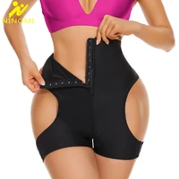 ningmi body shaper butt lifter panties high waist trainer push up panties with hookzipe hip shapewear